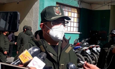 Coronel Juan Luis Cuevas se refirió a la situación en La Paz. Foto de archivo.