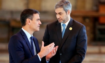 Mario Abdo Benítez (derecha) ha manifestado su disposición para lucha en contra de la guerrilla y avitar nuevos hechos de violencia.