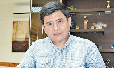 Gróver Vargas, presidente del club Wilstermann.