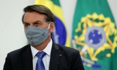 El Presidente brasileño Jair Bolsonaro también criticó las medidas de cuarentena adoptadas por los gobernadores. 