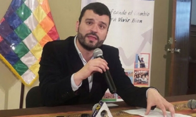 Manuel Canelas, ministro de Comunicación/Foto. ABI