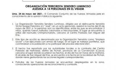 Comando Conjunto de las Fuerzas Armadas- Perú.