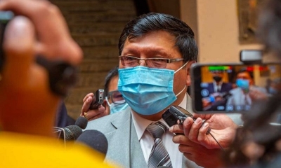 El alcalde potosino, Jhonny Llally