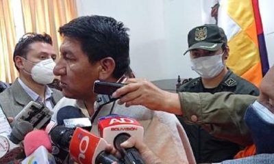 l gobernador potosino, Jhonny Mamani