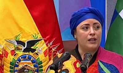 La ministra de la Presidencia, María Nela Prada. | Foto archivo