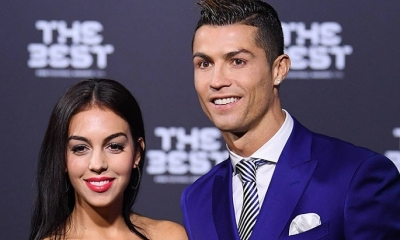 Cristiano Ronaldo con su novia Georgina Rodríguez. Foto: RRSS