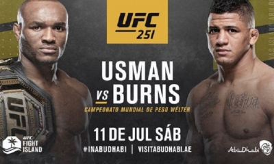 Usman vs. Burns pelearán por el campeonato mundial de peso wélter | Fuente: UFC ESPAÑOL