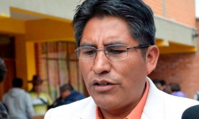  Félix  Patzi, gobernador de La Paz/Foto. RRSS