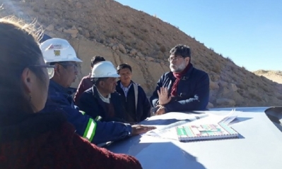 Especialistas de la Unesco y del Ministerio de Culturas y Turismo junto a funcionarios potosinas/Foto. RRSS