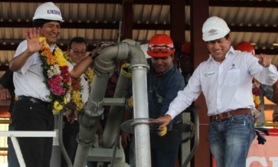 Morales participó del evento/Foto. ABI