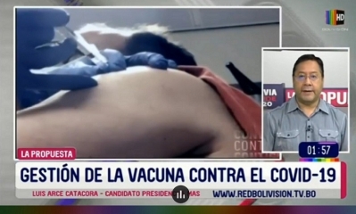 Foto /Captura de pantalla: Luis Arce Catacora
