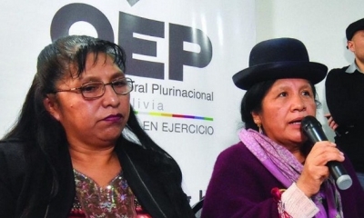 Se trata de una de las cuatro autoridades que avalaron el binomio del MAS