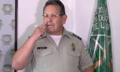 Gonzalo Medina, exdirector de la FELCC de Santa Cruz/Foto. Captura de pantalla 
