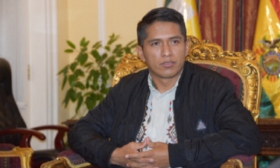 El presidente del Senado, Andrónico Rodríguez. | ABI