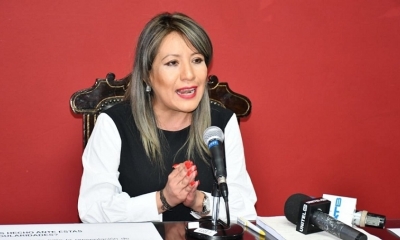 La diputada de UD Claudia Ballón. DIPUTADOS BOLIVIA