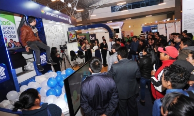 En el stand, también se encuentra juegos lúdicos//Foto. DL