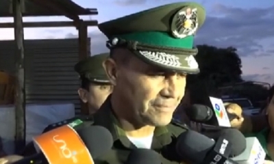Igor Echegaray comandante de la Policía de  Santa Cruz/Foto. RRSS