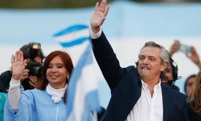 El presidente argentino, Alberto Fernández