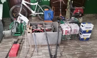 Objeto recuperados en los operativos, Tarija. 