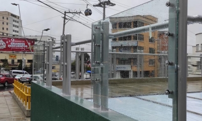 En pasados días se robaron los cristales templados de seguridad que eran parte del viaducto San Martín | Luis Revilla  