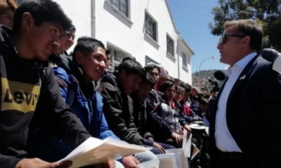 El ministro de Defensa, Fernando López