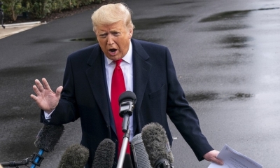Donald Trump en la Casa Blanca en Washington, EE.UU., el 7 de febrero de 2020.