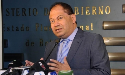 El ministro de Gobierno, Carlos Romero.