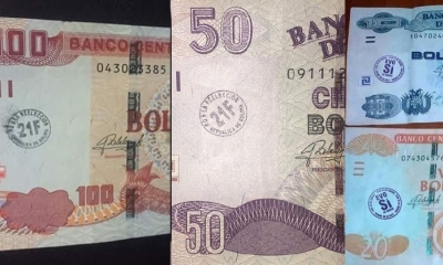 Billetes sellados. Foto: Kandire