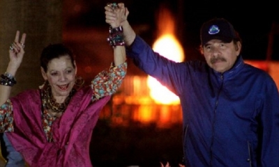 Daniel Ortega y Rosario Murillo actuales presidente y vicepresidenta de Nicaragua buscan reelegirse para un nuevo mandato. 