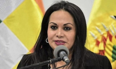 La ministra de Comunicación, Roxana Lizárraga. | Ministerio de Comunicación
