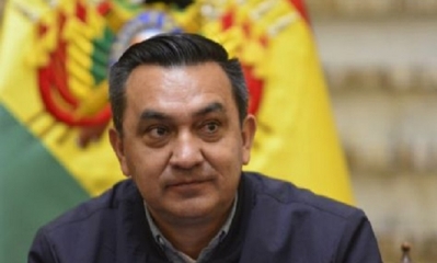 El ministro de la Presidencia, Yerko Nuñez, en rueda de prensa. Foto: @MinPresidencia