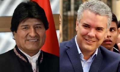Evo Morales e Iván Duque/Foto. RRSS