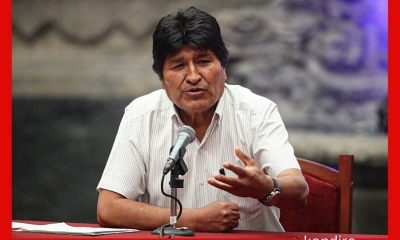 El expresidente Evo Morales