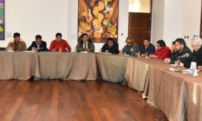Morales se reunió con la Conalcam/Foto. ABI