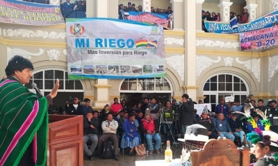 Presidente Evo Morales entregó 52.530.518 bs para financiar proyectos del programa 