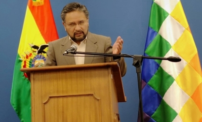 El viceministro de Coordinación con Movimientos Sociales, Aldredo Rada.