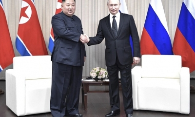 Kim Jong Un planea reunirse con Putin en Rusia para tratar un posible acuerdo de armas, según medios