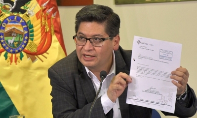 El ministro de Economía y Finanzas Públicas, Marcelo Montenegro