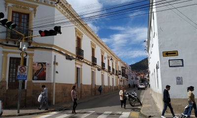 calles de la capital Sucre