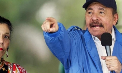 Daniel Ortega y su esposa, la vicepresidenta