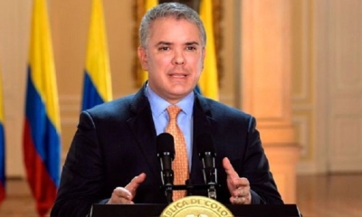 El presidente colombiano, Iván Duque,