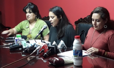 Jimena Costa, Fernanda San Martín e Isabel Bustamante  de Unidad Demócrata/Foto. RRSS