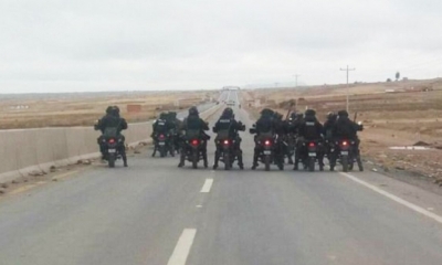 La Policía despliega patrullaje a carreteras hacia el altiplano.