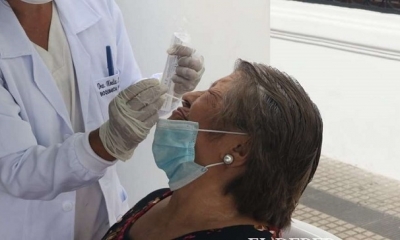 El Índice de positividad de las pruebas de antígeno nasal fue de 14%.