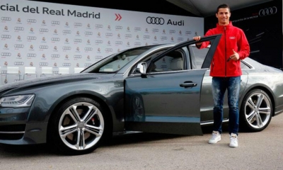 Cristiano Ronaldo eligió un RS 7 negro/Foto. RRSS