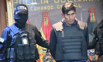 El hombre que abusó de su hija de 11 años fue aprehendido por la Policía y presentado ante los medios este lunes.