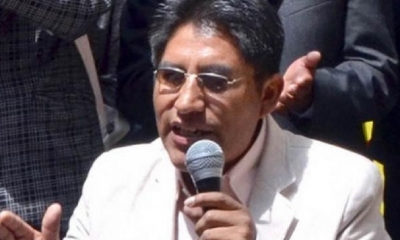 Félix Patzi, líder del Movimiento Tercer Sistema/Foto. RRSS