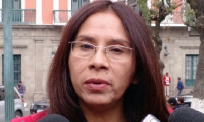 Lanchipa y la diputada de UD, Lourdes Millares. Foto: Archivo