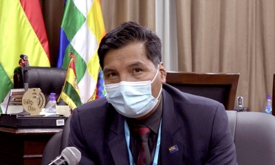 El ministro de Educación, Adrián Quelca. | Foto archivo 