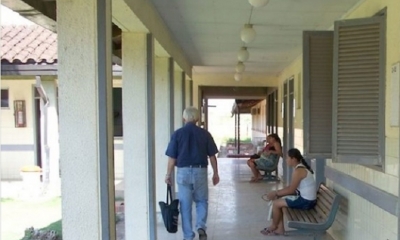Imagen del Hospital. Foto: @DPBoliviaOf